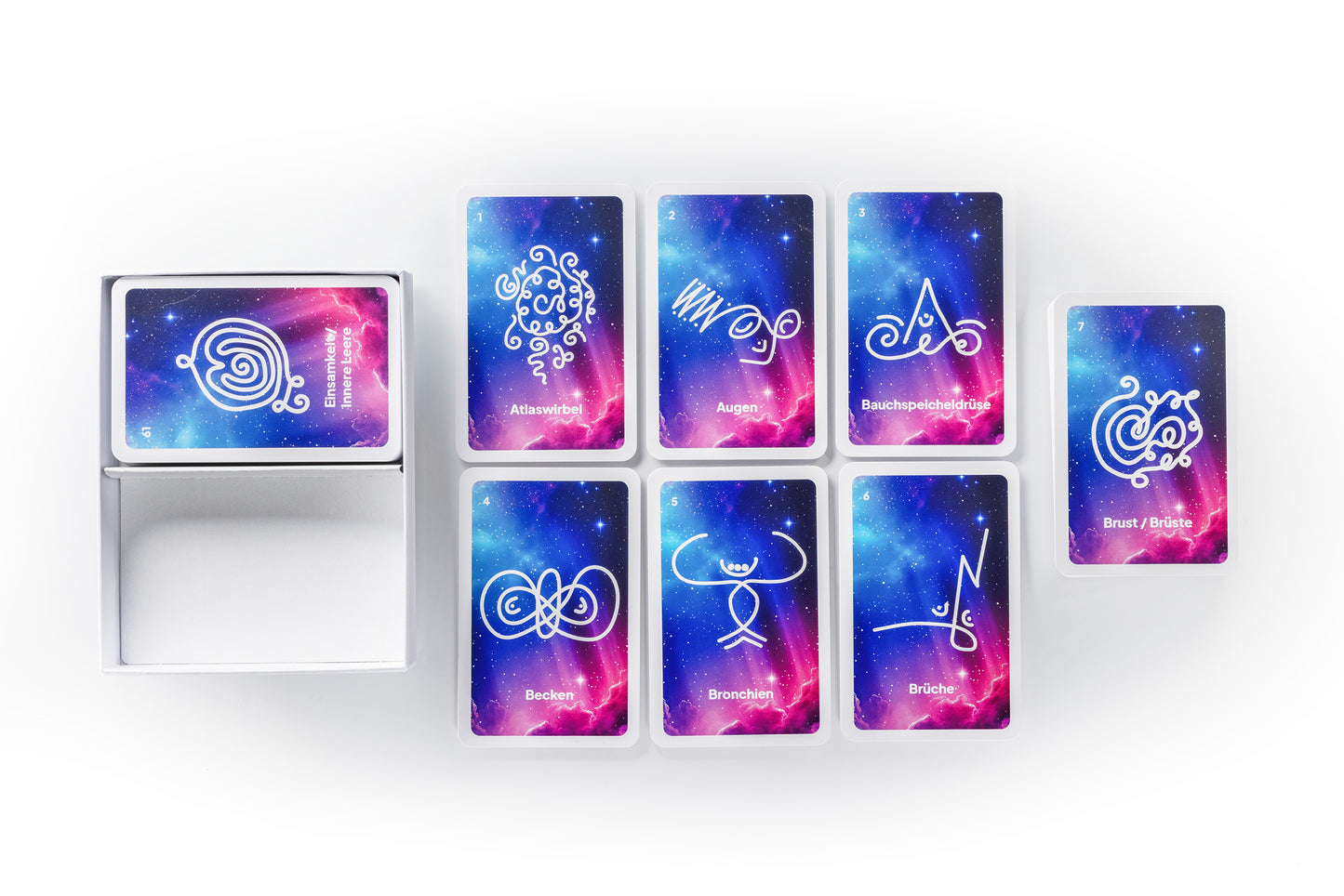 Kartenset Lichttorfrequenzen aus der Galaxie